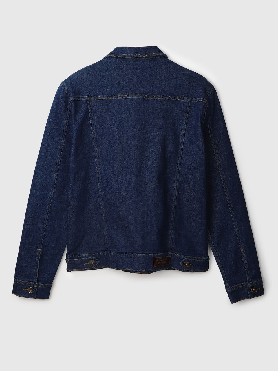 DARK BLUE DENIM TRUCKER JACKET image number null