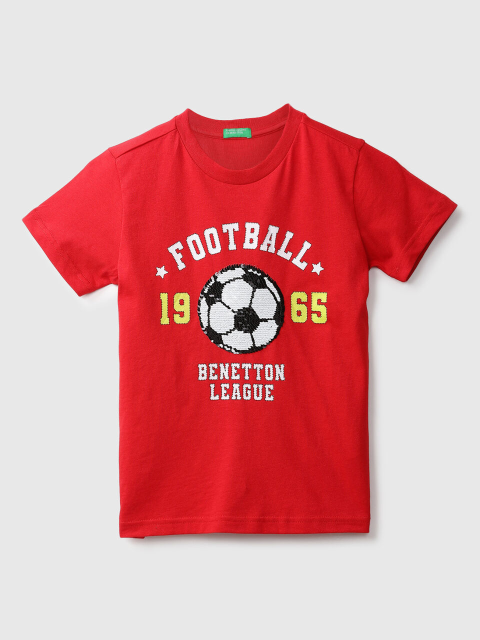 Football In Sequin Tee Short image number 1