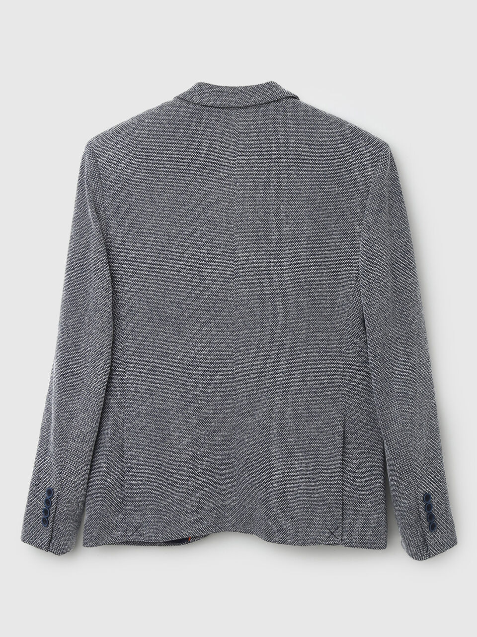 GRAIN TEXTURE KNIT BLAZER image number 2