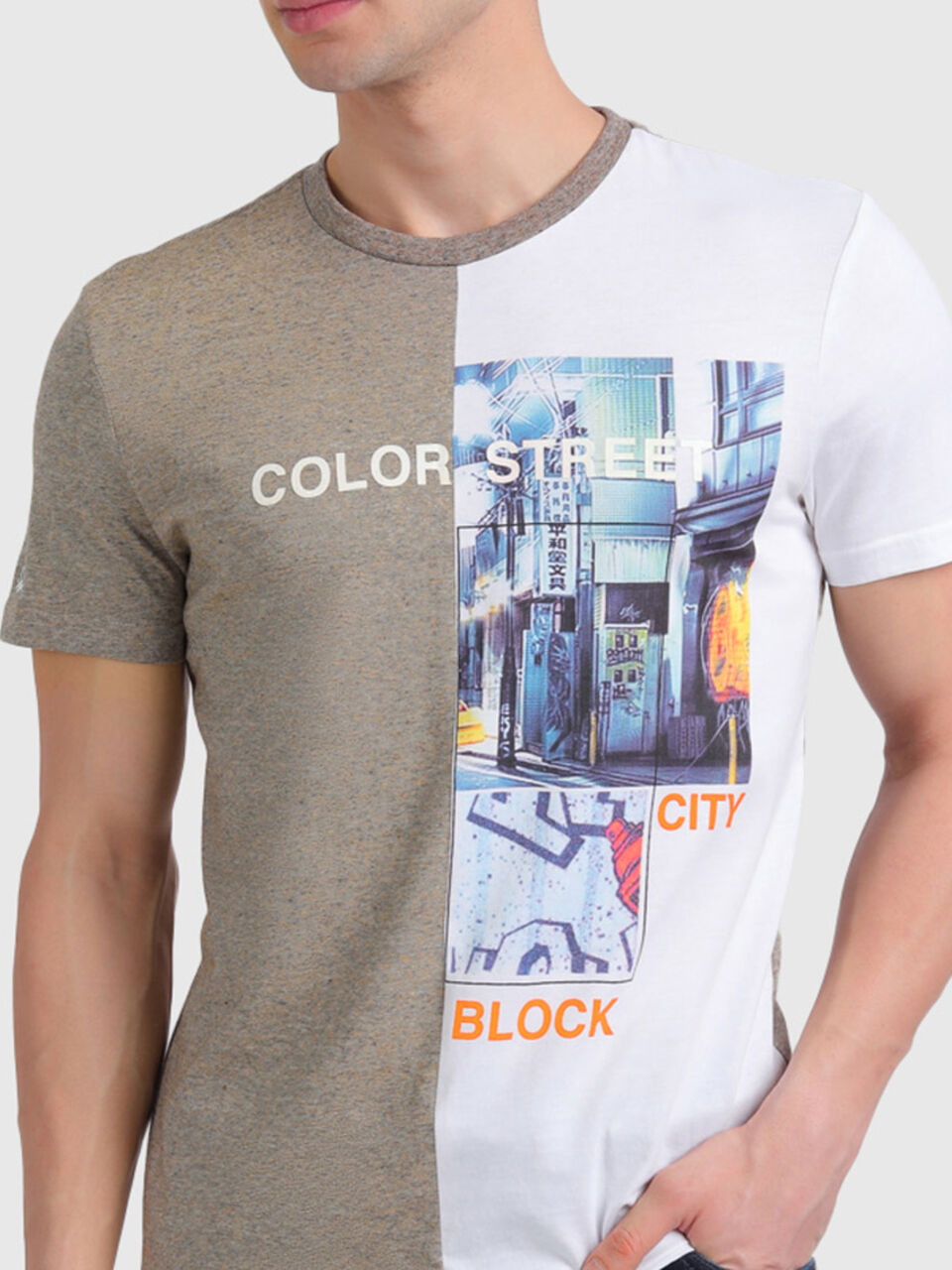 Pure Cotton Tee Shirt with Print image number null