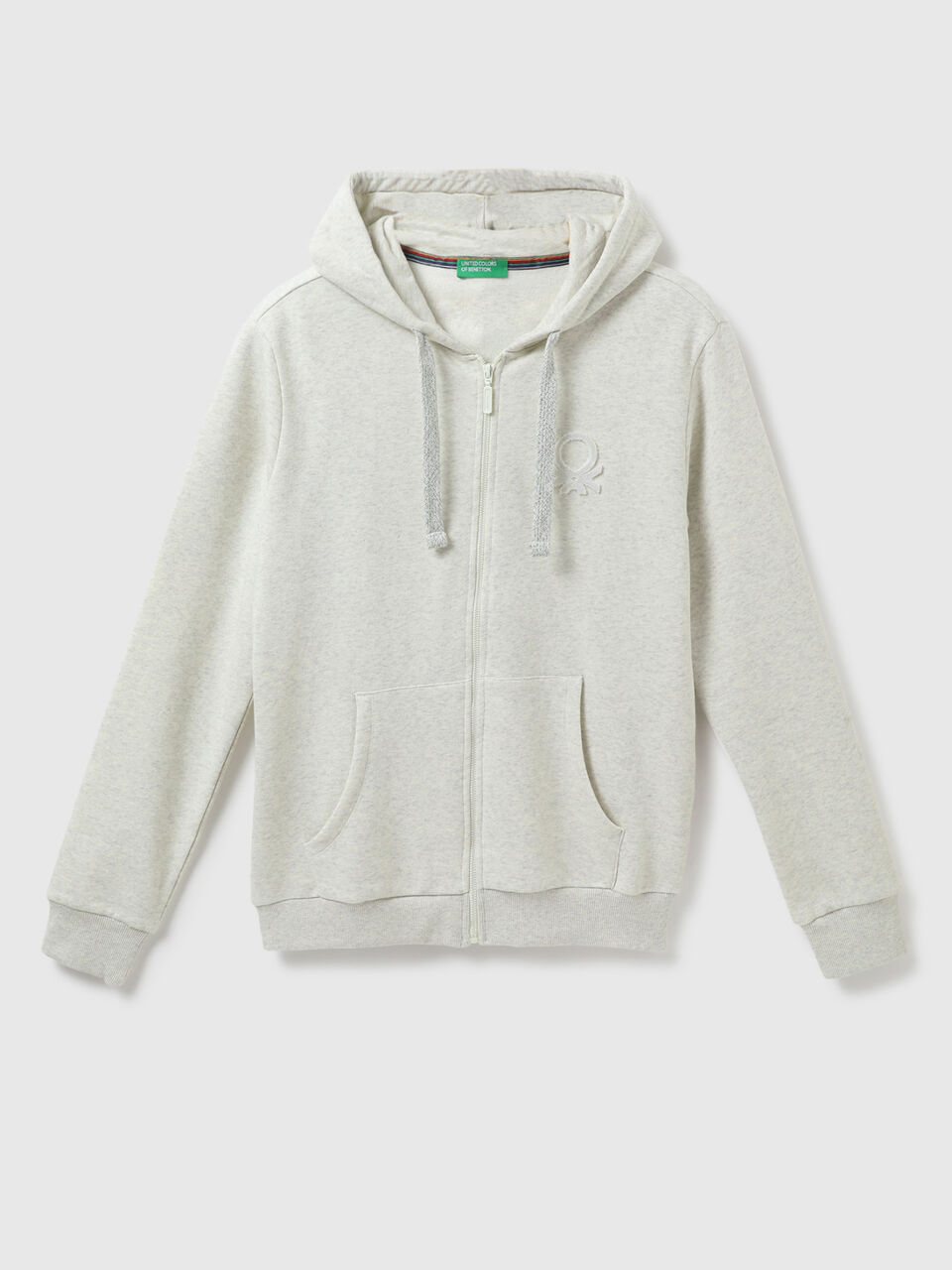 F/O PANELED PU ZIPPER HOODIE image number 1