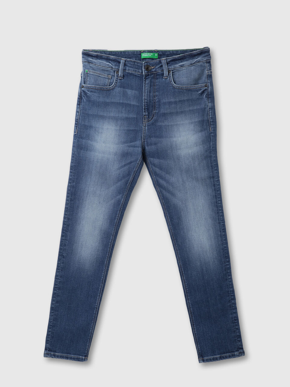 SLIM STRAIGHT FADED BLUE BOOMERANG JEANS image number 1