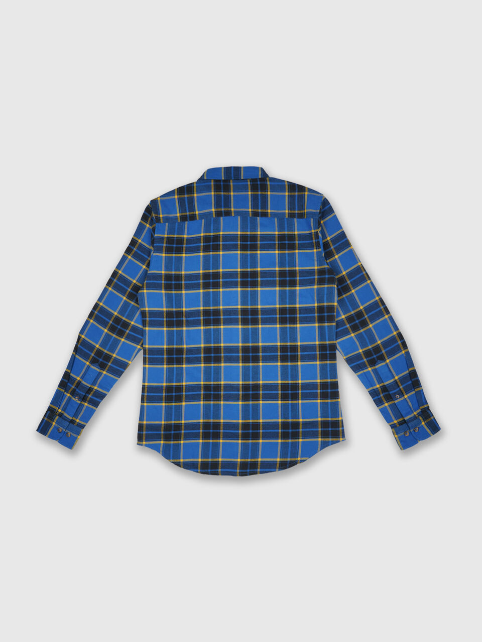 Fill Sleeve Exploded Flanel Check Shirt image number null