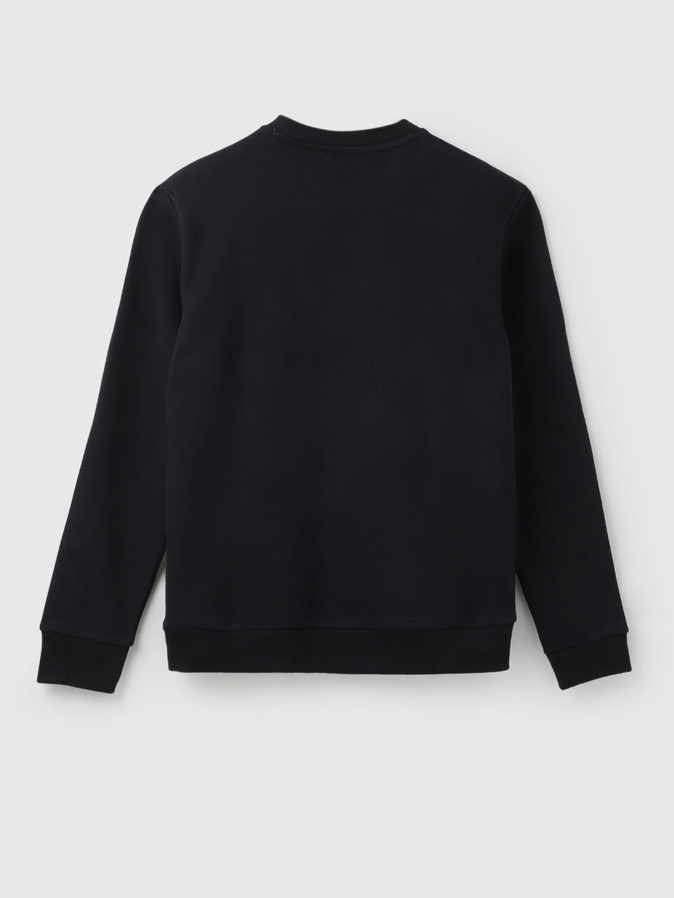 FAUX LEATHER PATCH BRANDING SWEAT image number 2