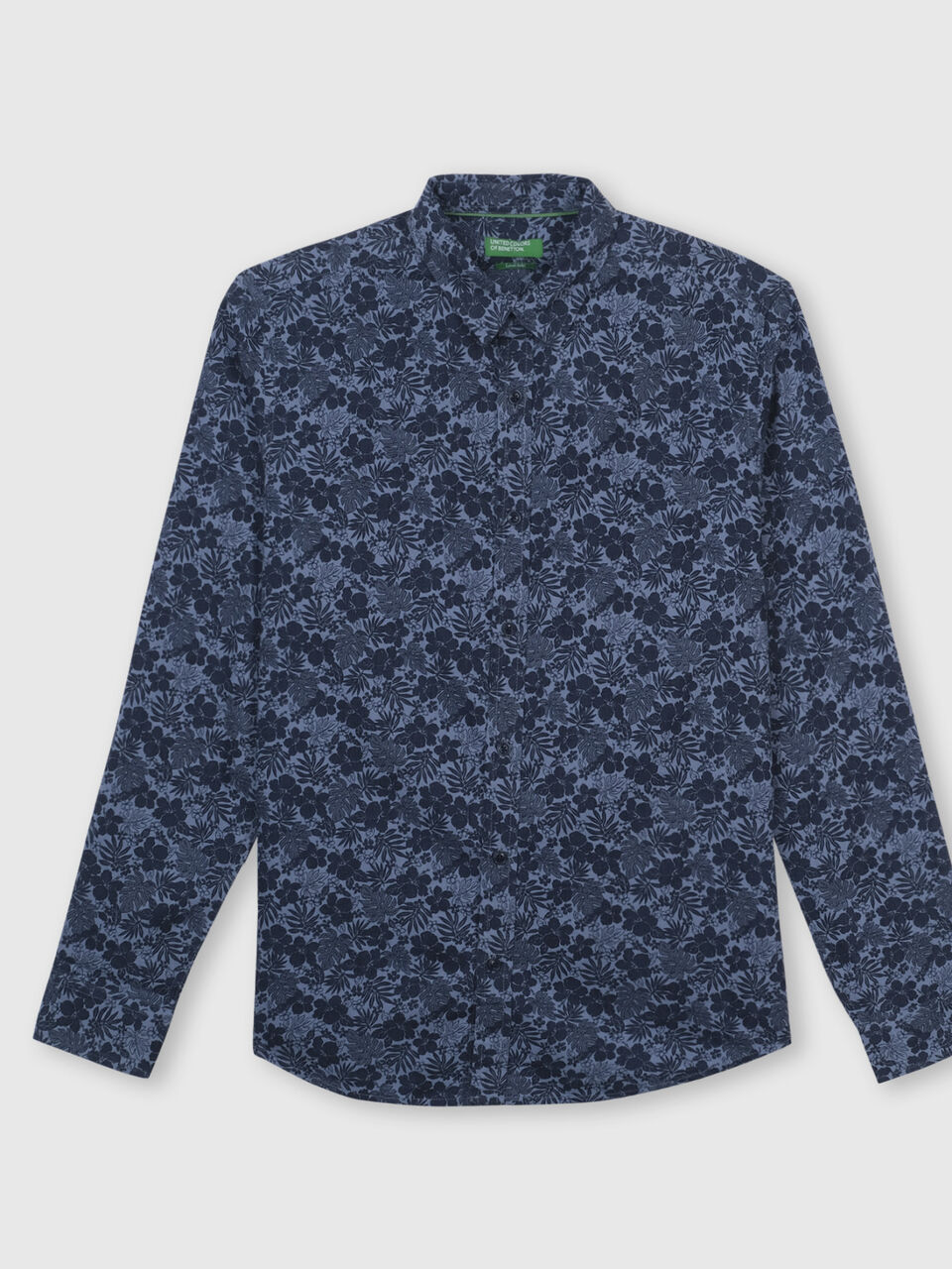 Lyocell Botanic Print Shirt image number 1