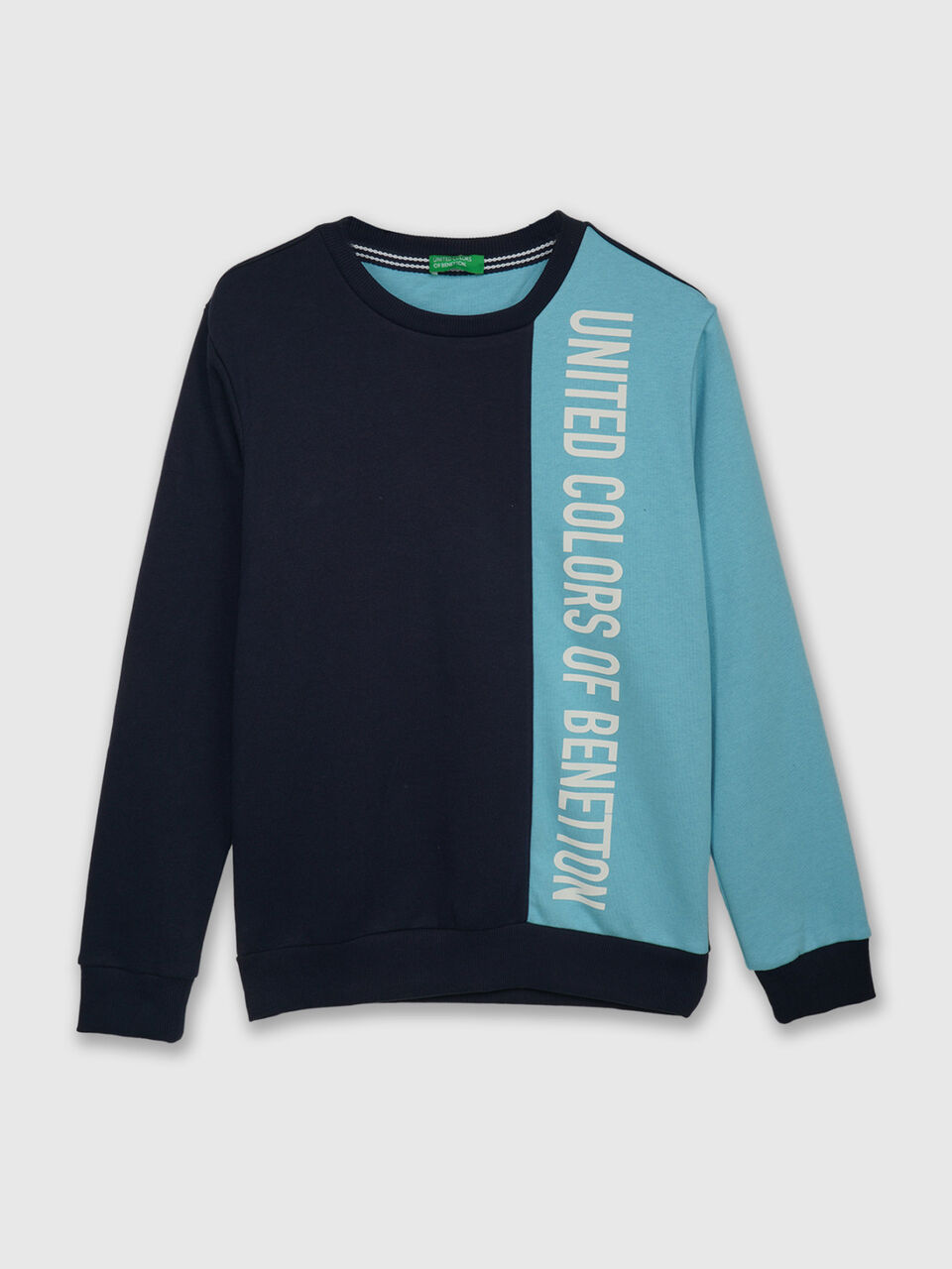 Vertical Color Blocked Sweat image number 1