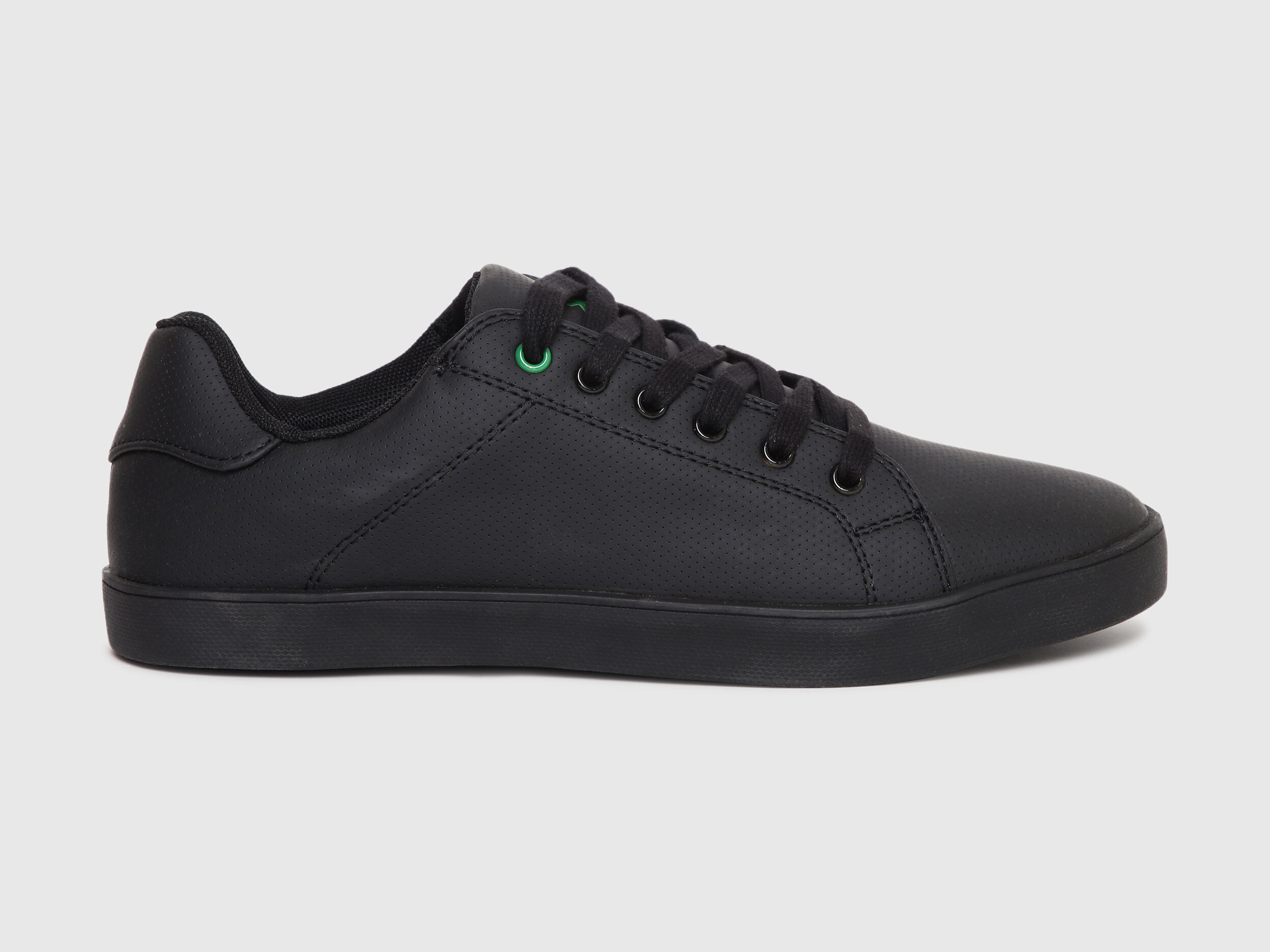 Benetton black shoes on sale
