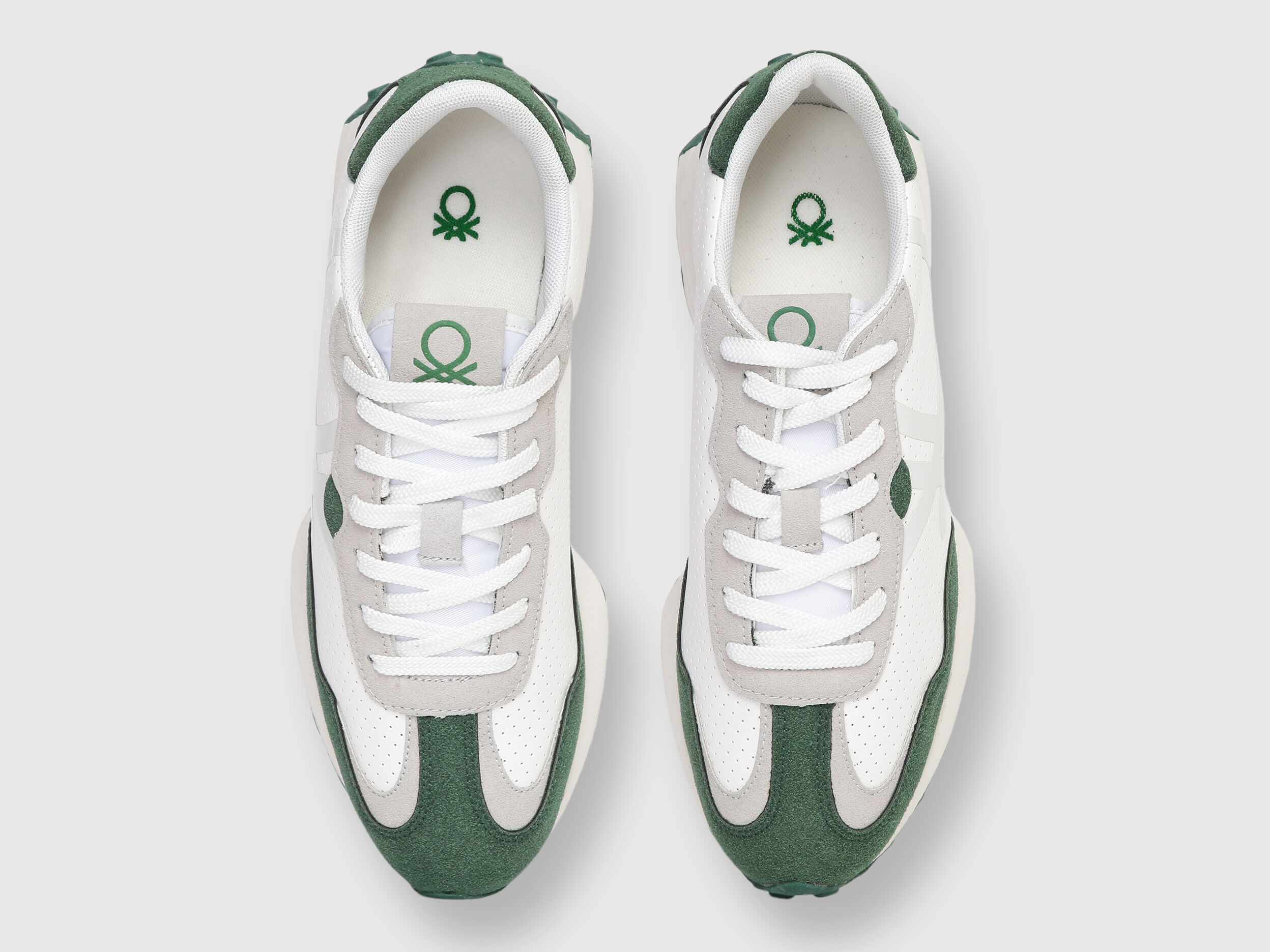 White sneakers benetton hot sale