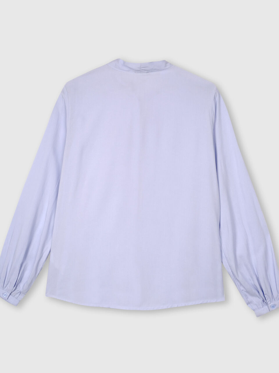 Full sleeved top with pussy bow image number 2