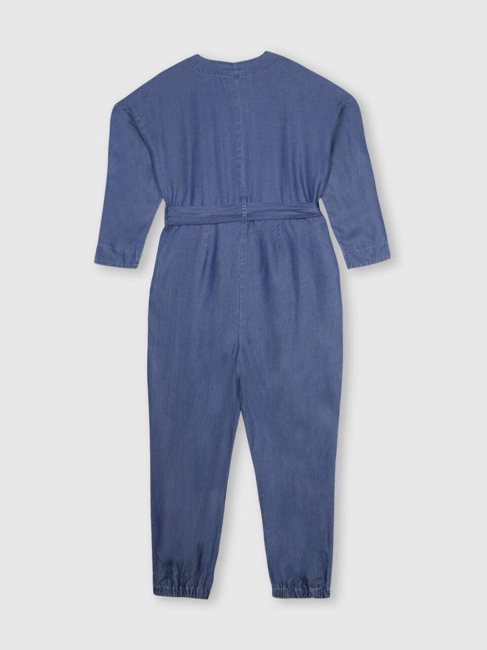 Tencel Jumpsuit with Long Sleeves image number 2