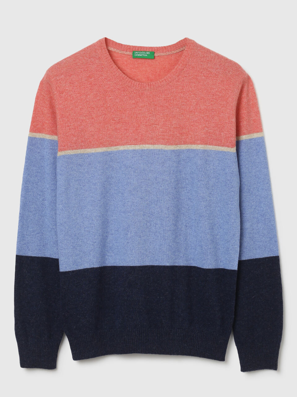 LAMBSWOOL STRIPED SWEATER image number 1
