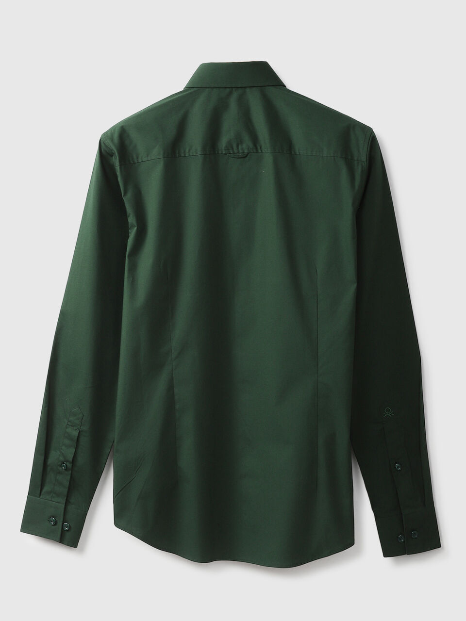 F/S STRETCH POPLIN REGULAR COLLAR SHIRT image number 2