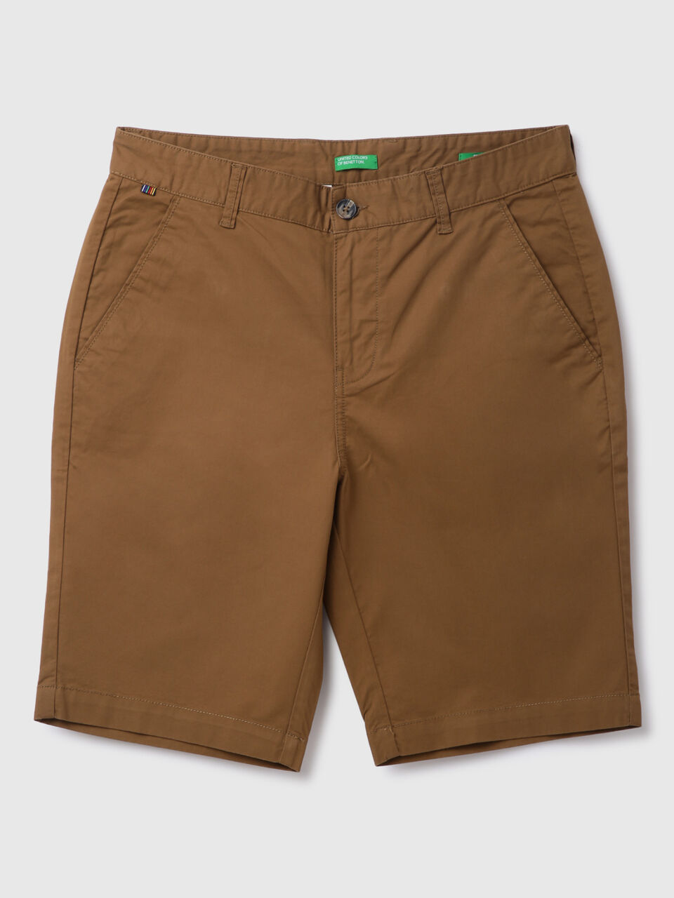 Slim Fit Twill Shorts image number 1