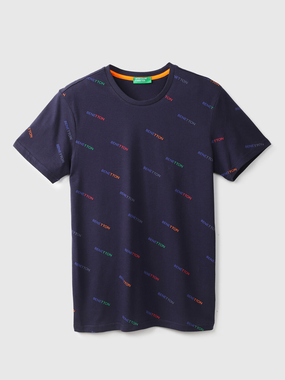 DIAGONAL BENETTON AOP TEE image number 1