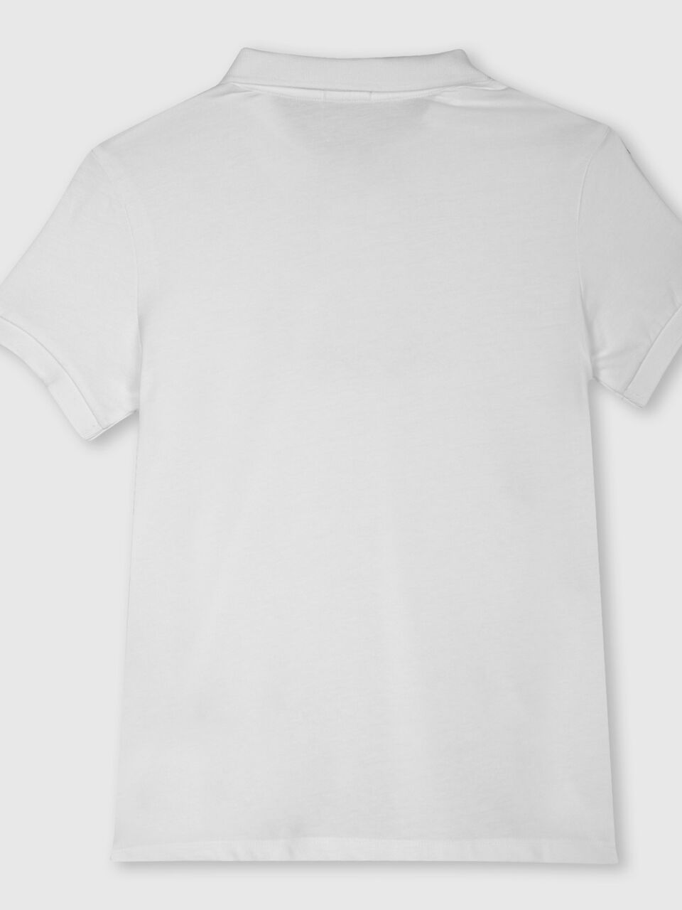 Short sleeved solid polo image number 2