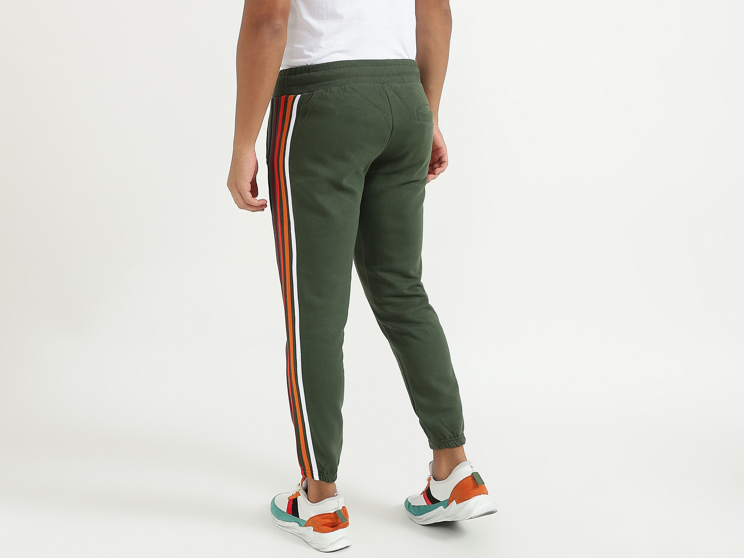 Green track pants mens cheap