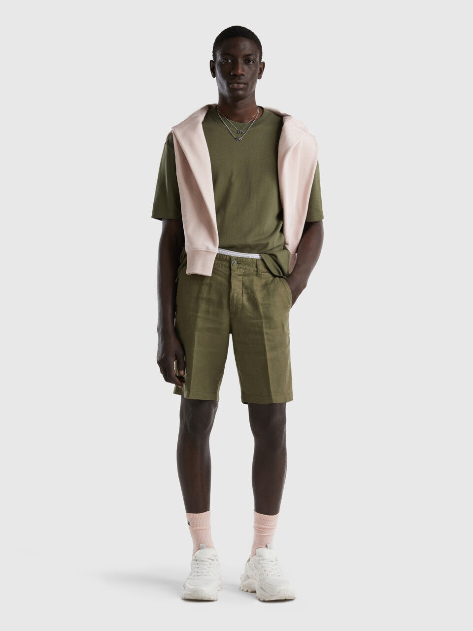 Bermudas de puro lino