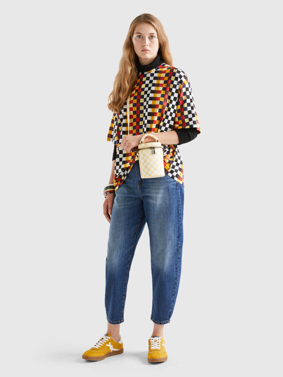 Benetton pantalones mujer deals