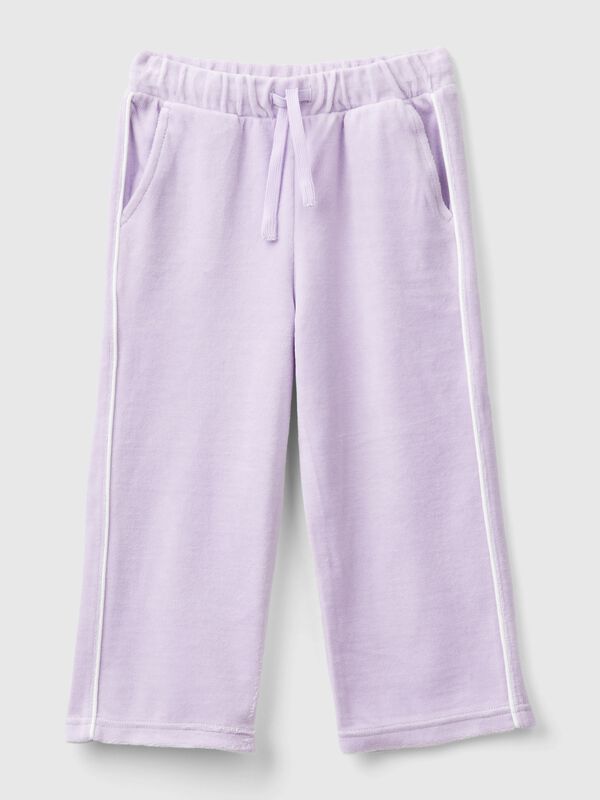 Pantalón de chenilla con logotipo Niña