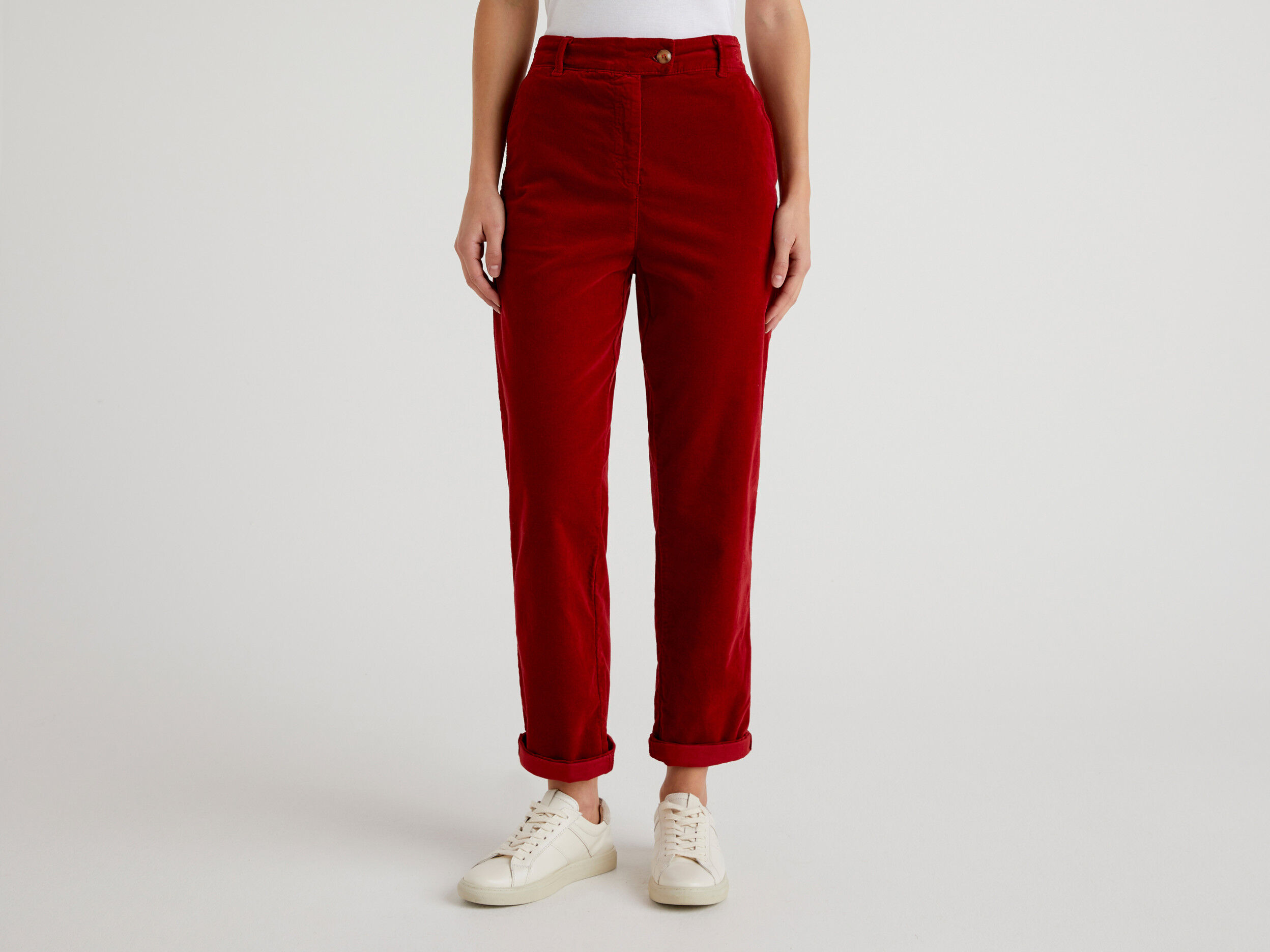 Pantalones chinos sales mujer benetton