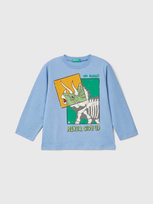 Camiseta regular fit con estampado Niño