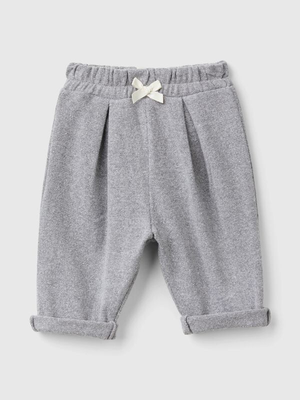 Pantalones de felpa con lúrex Recién nacidos