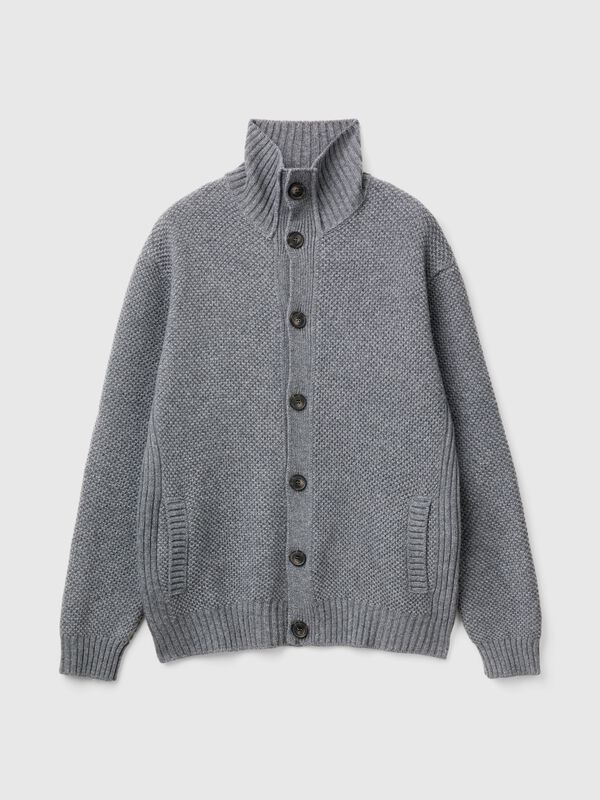 Chaqueta de lana mixta Hombre