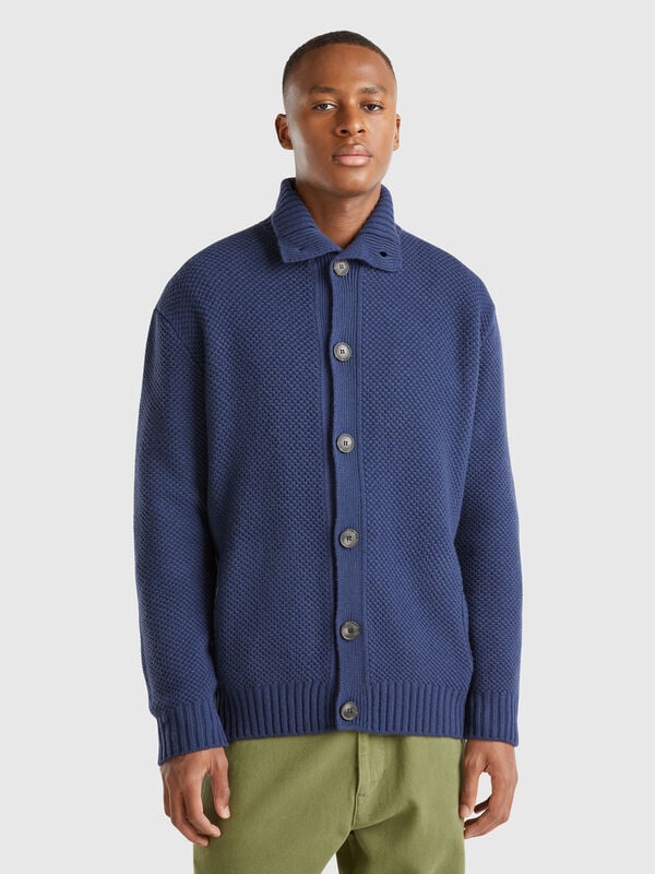 Chaqueta de lana mixta Hombre