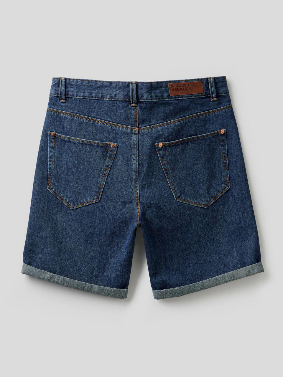 Bermudas en denim de 100 % algodón image number 2