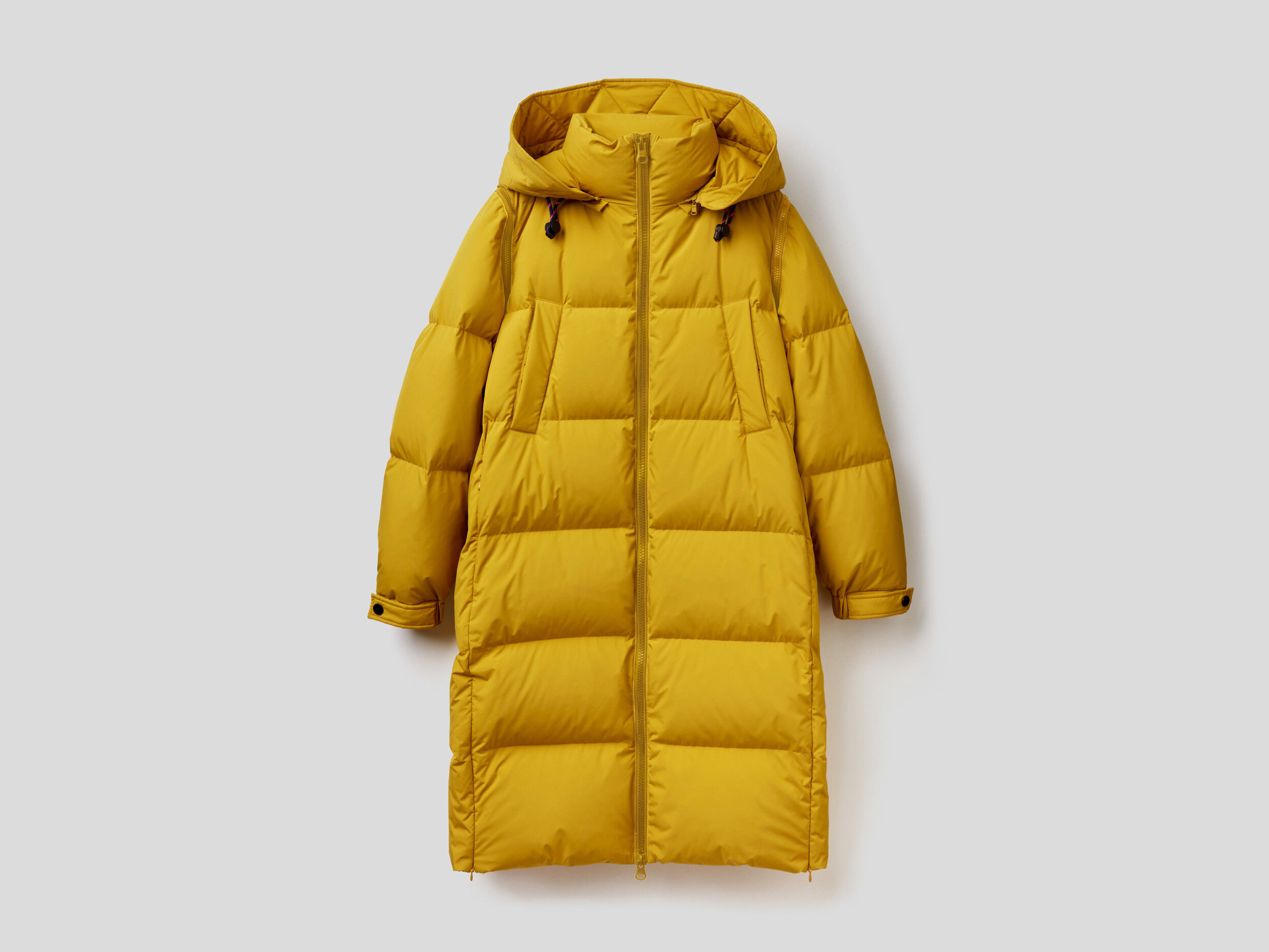 Plum fero largo con mangas desmontables Amarillo Benetton
