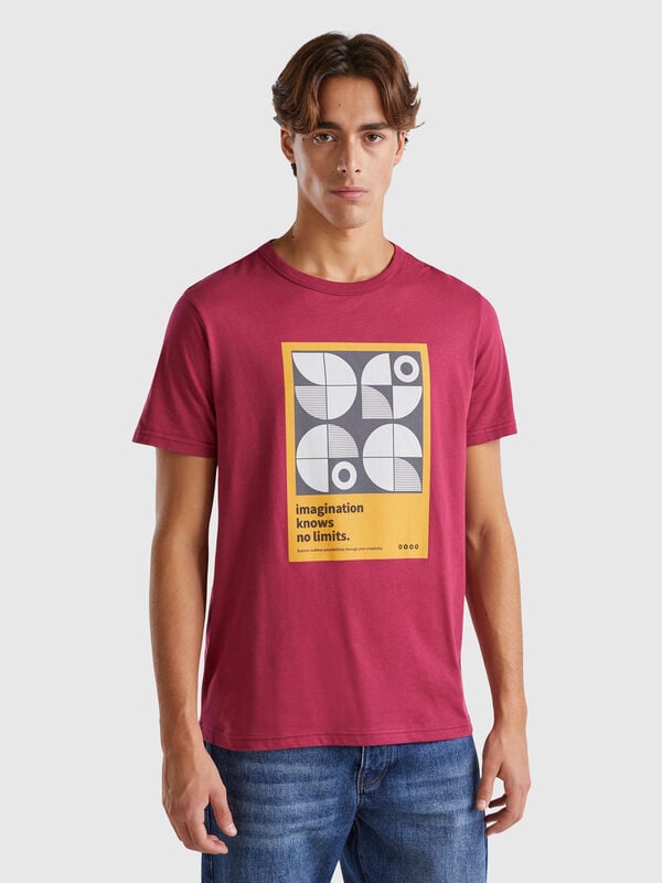 Camiseta regular fit de algodón orgánico Hombre