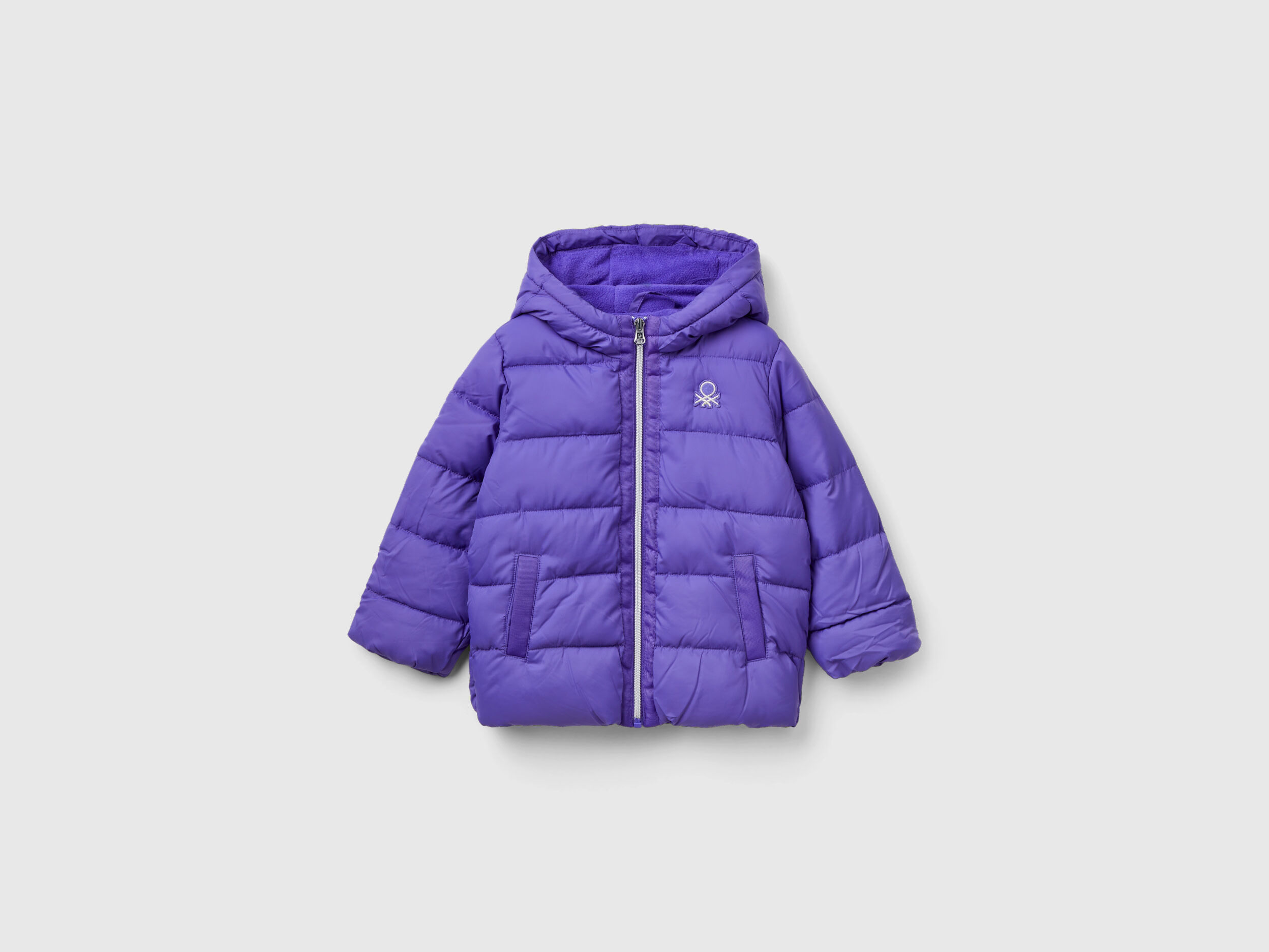 Cazadora acolchada Rain Defender Morado Benetton