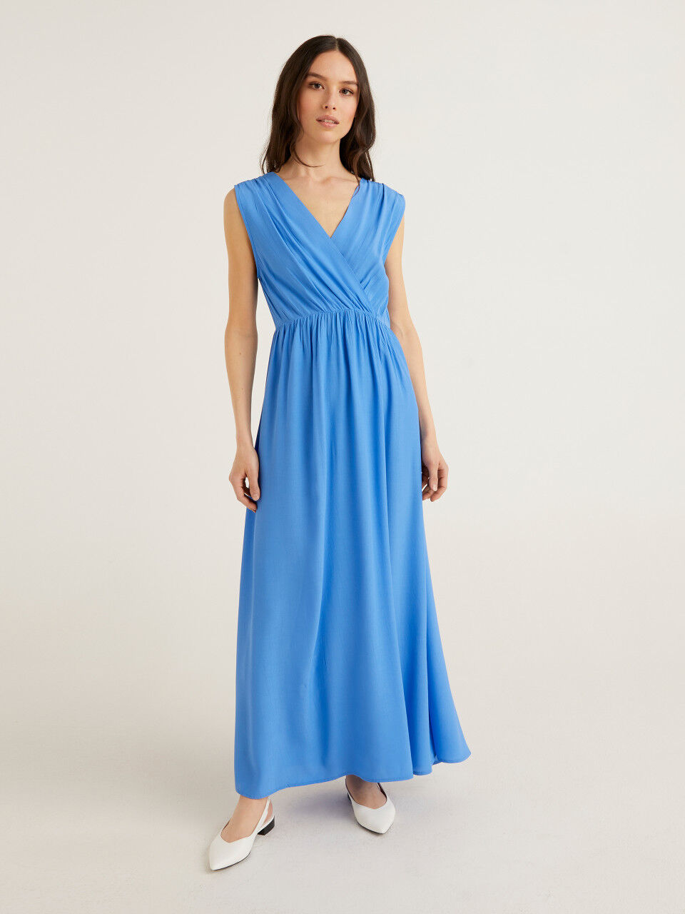 benetton vestido largo