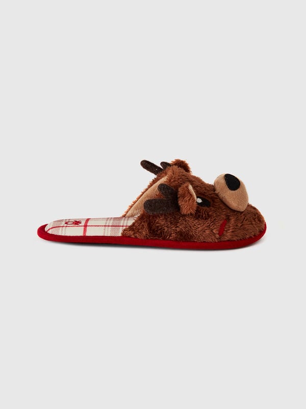 Pantuflas de reno Niño