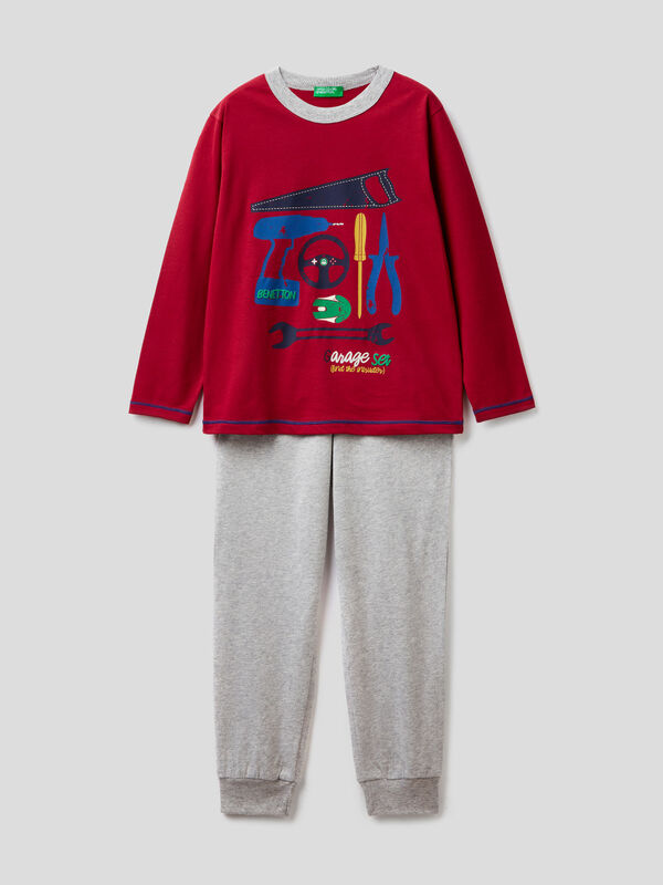 Pijama con detalles luminiscentes Niño