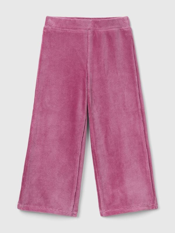 Pantalón amplio de chenilla Niña