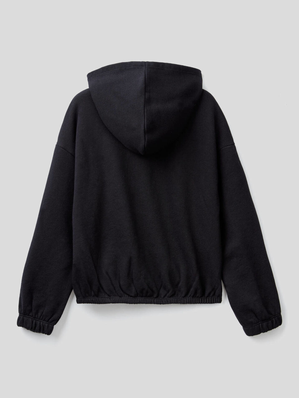 Sudadera cropped de 100% algodón image number 2