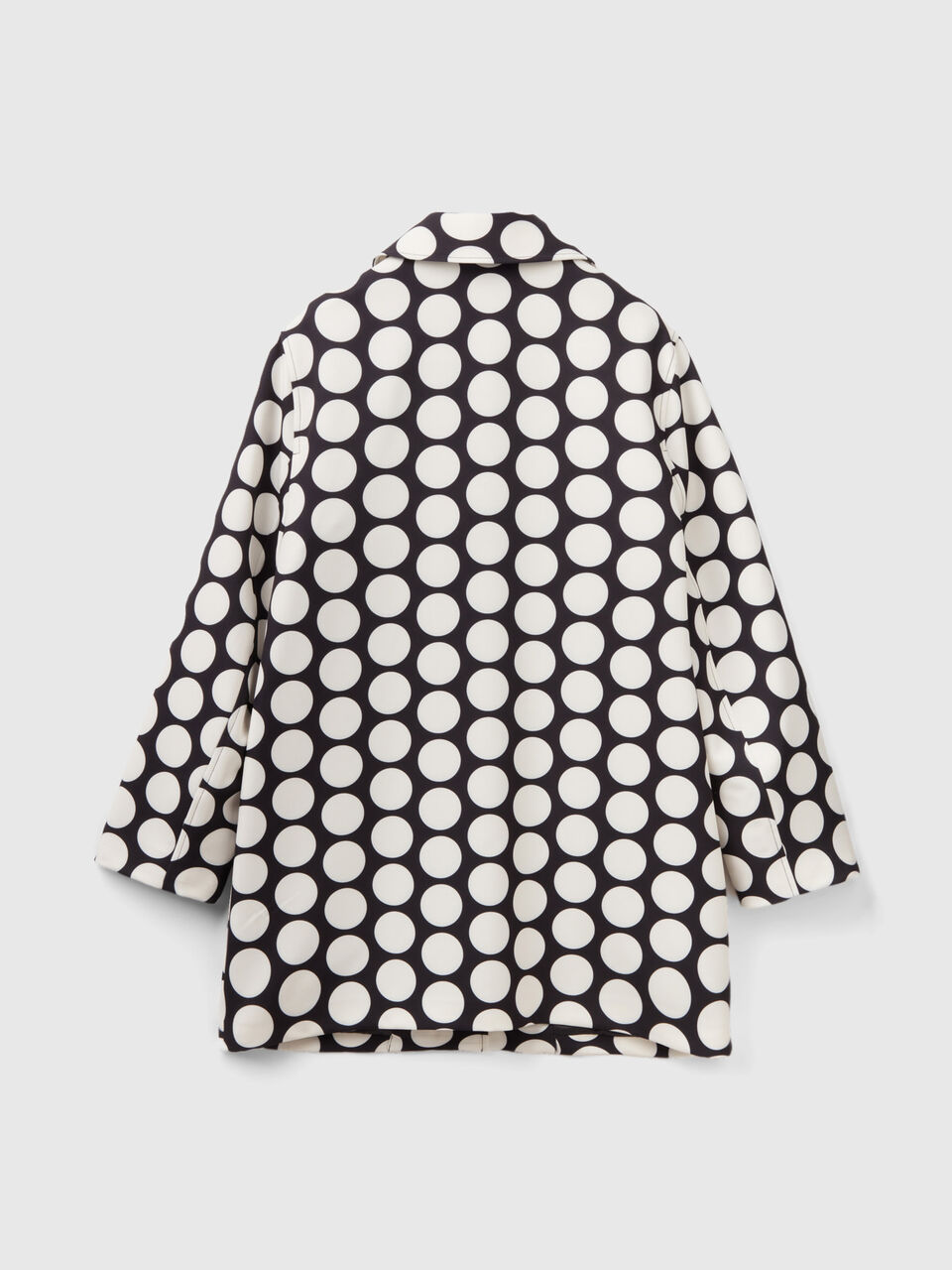 Abrigo con estampado de lunares Mujer image number null