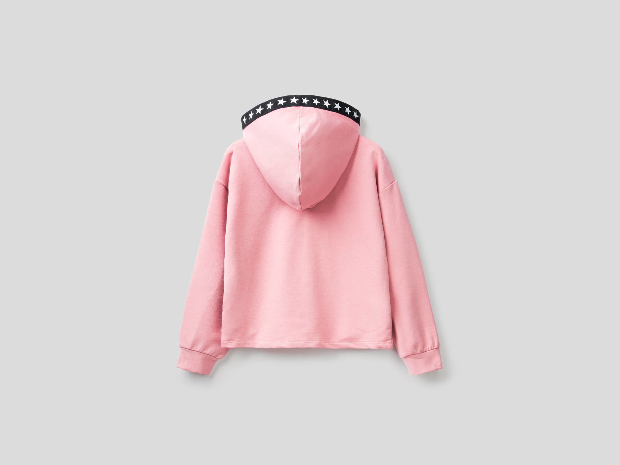 Sudadera cropped de algodón orgánico elástico image number null