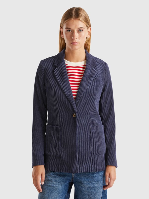 Blazer de pana fina Mujer