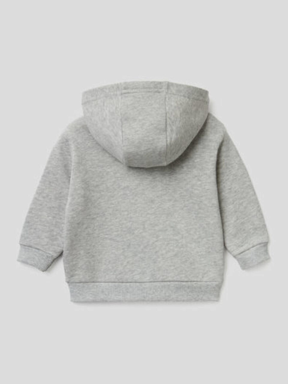 Sudadera de algodón orgánico con cremallera y capucha image number 2