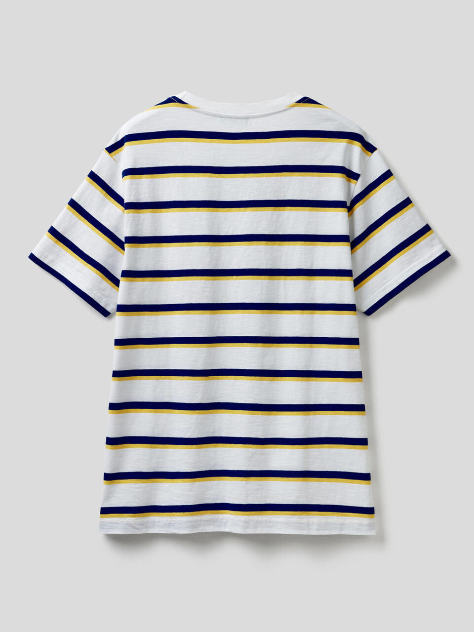 Camiseta de rayas con bolsillo en contraste image number 2