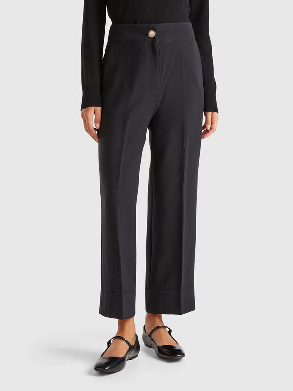 Pantalón con vuelta Pantalón con vuelta Mujer