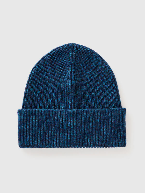 Gorro en mezcla de lana y cachemira Hombre