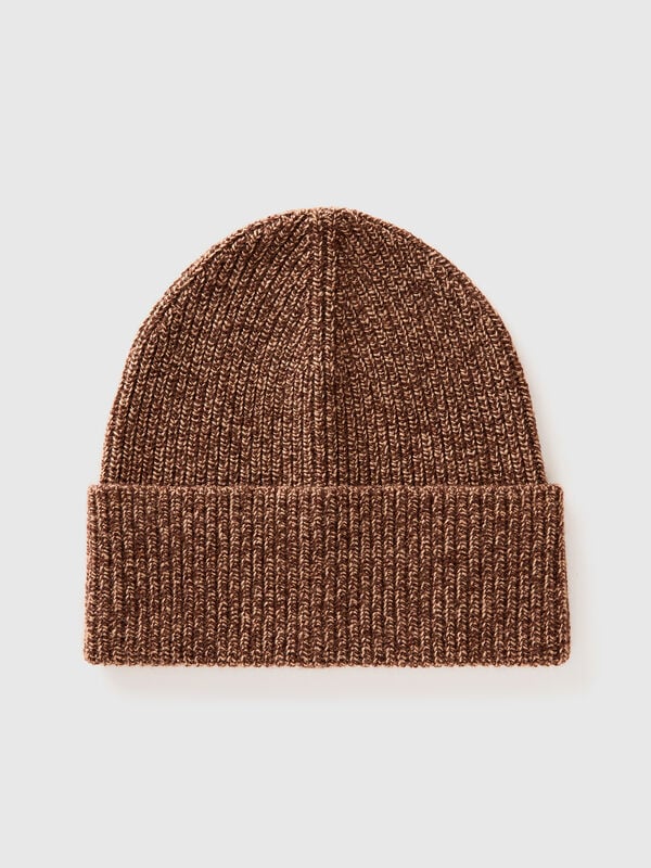 Gorro en mezcla de lana y cachemira Hombre