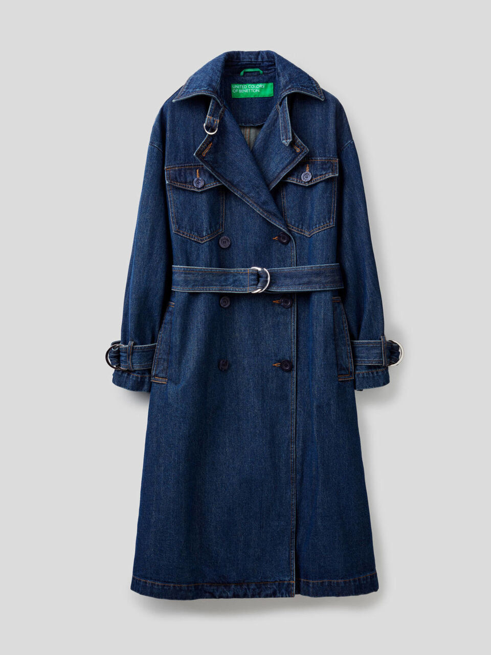 Gabardina en denim image number 1