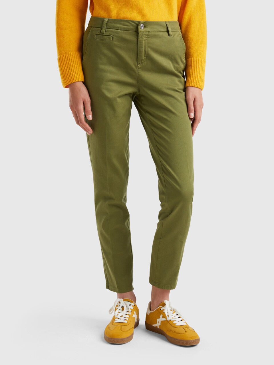 Pantalones chinos vaqueros mujer store