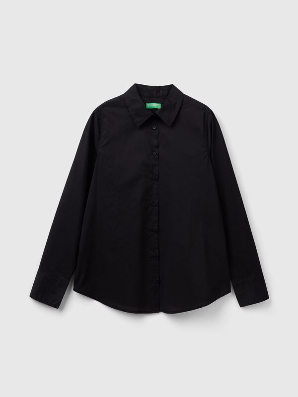 Camisa regular fit de algodón ligero Camisa regular fit de algodón ligero Mujer