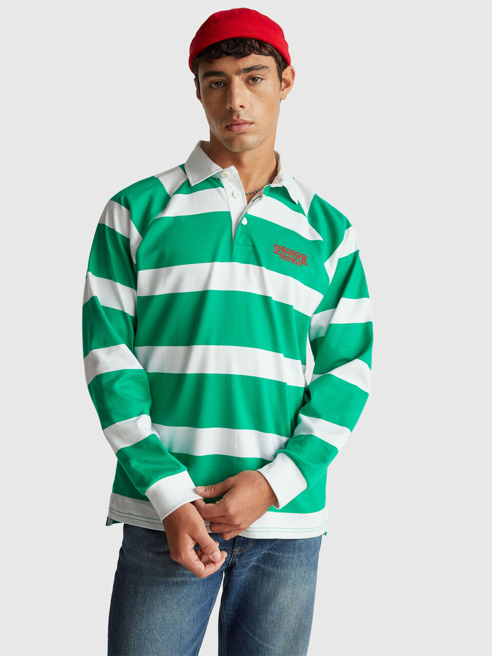 L/S POLO SHIRT Hombre image number null