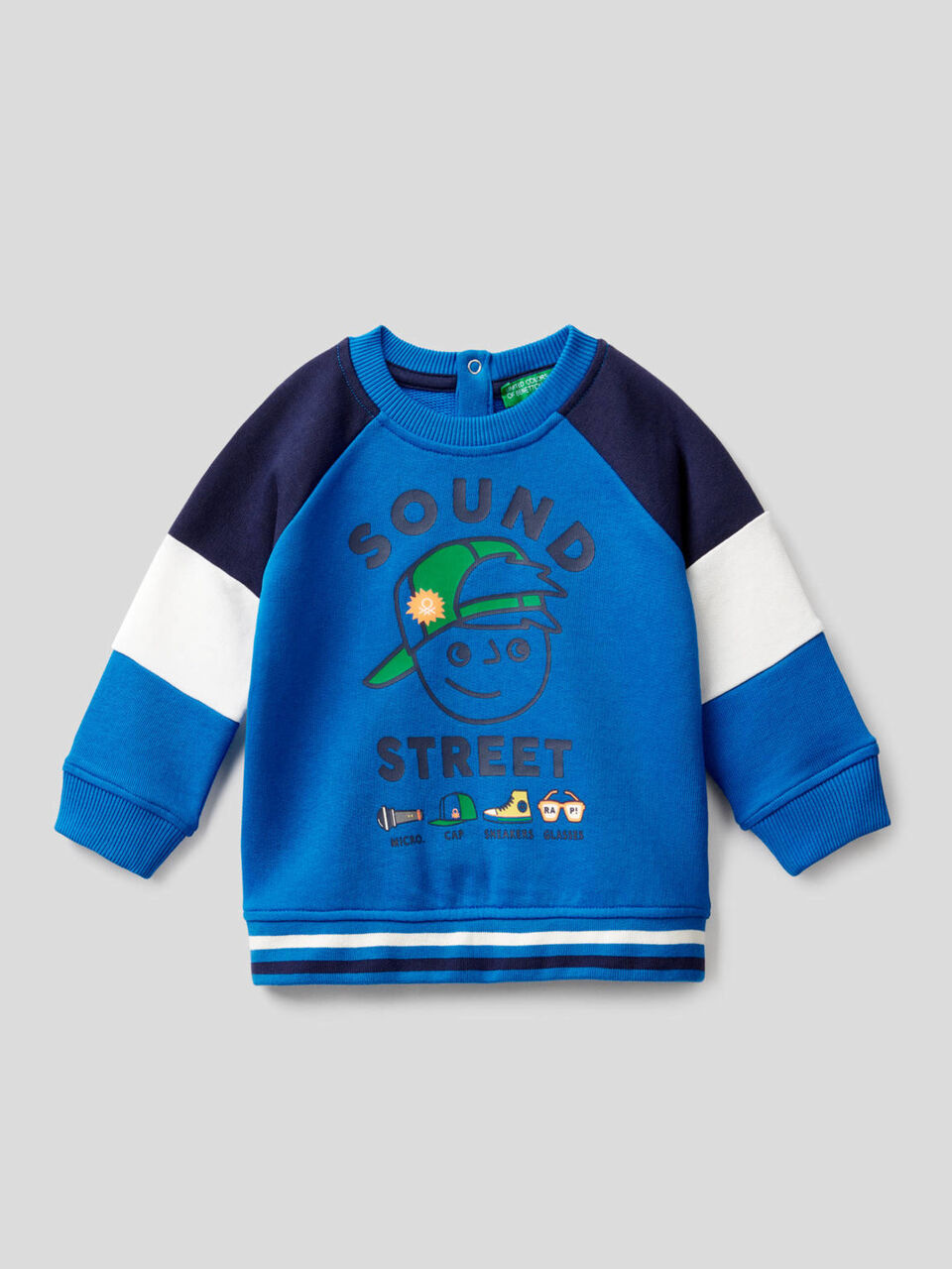 Sudadera con manga color block image number 1